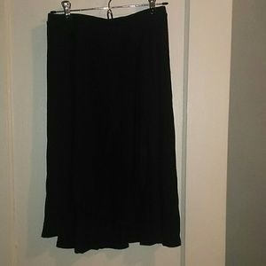 Black Flowy Skirt